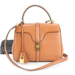 Celine Sze leather Crossbody Bag tan
